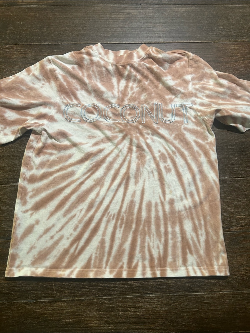 Post Surf women’s tie dye rose colored coconut Tshirt